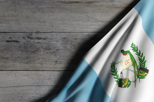 Guatemala flag waving — Stock Photo, Image