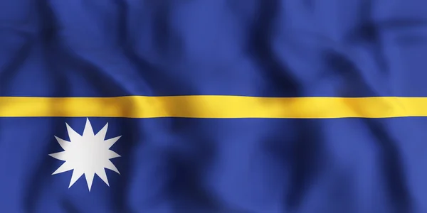 Флаг Науру — стоковое фото