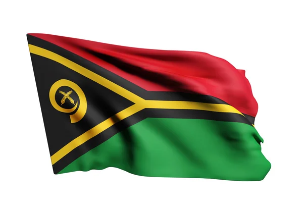 Flagge der Republik Vanuatu — Stockfoto