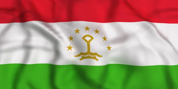 Флаг Республики Таджикистан — стоковое фото