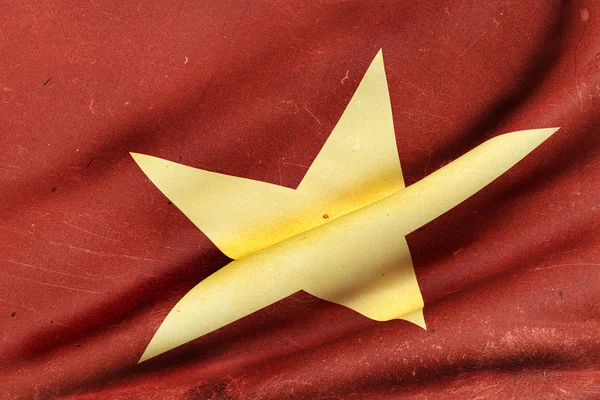 Republik Sosialis Vietnam melambaikan bendera — Stok Foto