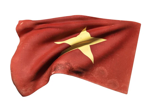 越南社会主义共和国国旗飘扬 — 图库照片