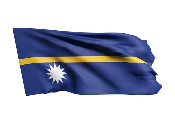 Flagge der Republik Nauru — Stockfoto
