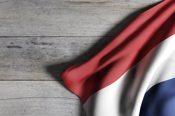 オランダの旗を振っ — ストック写真