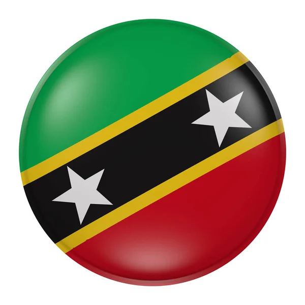 San Cristoforo e Nevis sventolano bandiera — Foto Stock