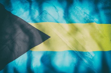 Bahamalar bayrağı sallayarak