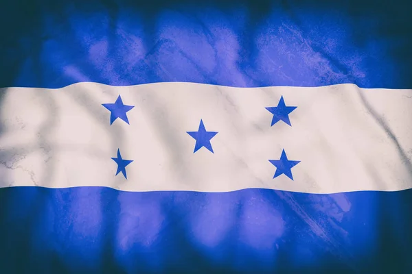 Honduras flag waving — Stock Photo, Image