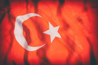 Türkiye'nin bayrak 3D render