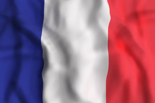 Bandiera di Francia sventola — Foto Stock