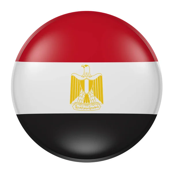 埃及在白色背景上的按钮 — 图库照片