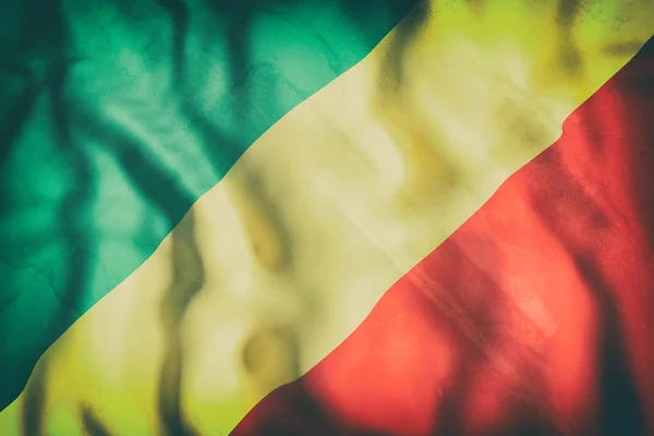 Republic of Congo flag waving — Stock Photo, Image