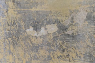 Kahverengi ve gri alçı kalıp kırık