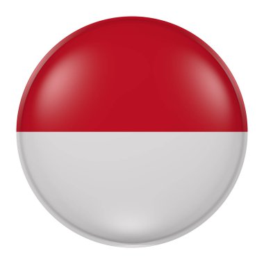 Endonezya düğmesini silüeti