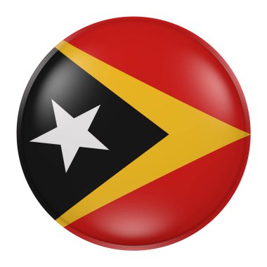 Doğu Timor düğmesini silüeti