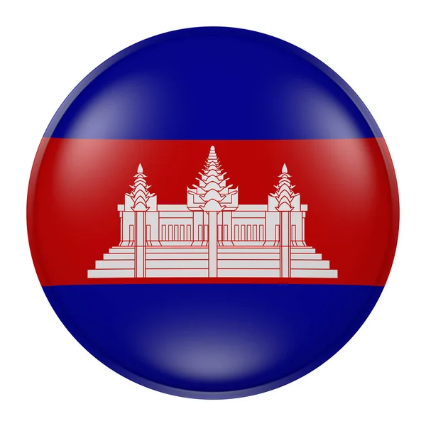 Silueta Kambodža tlačítka — Stock fotografie