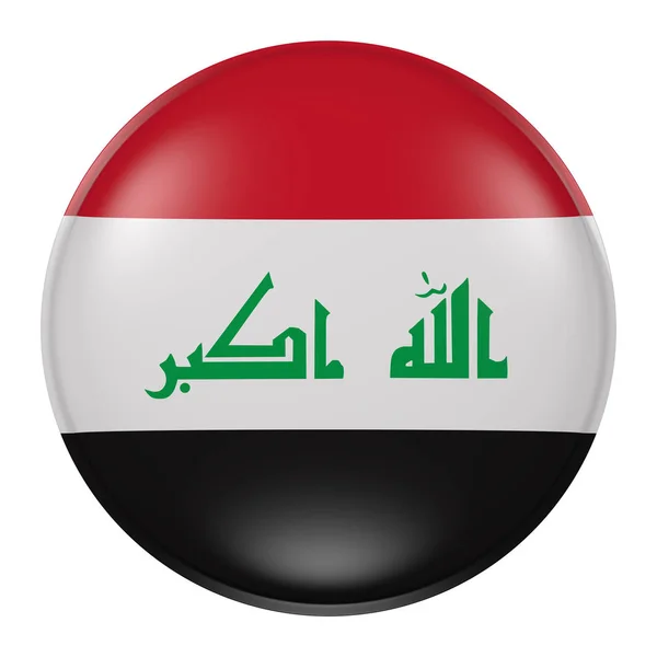 Σιλουέτα του Ιράκ κουμπί — Φωτογραφία Αρχείου