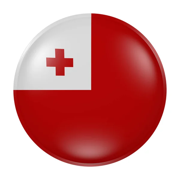 Tonga button on white background — Stock Photo, Image