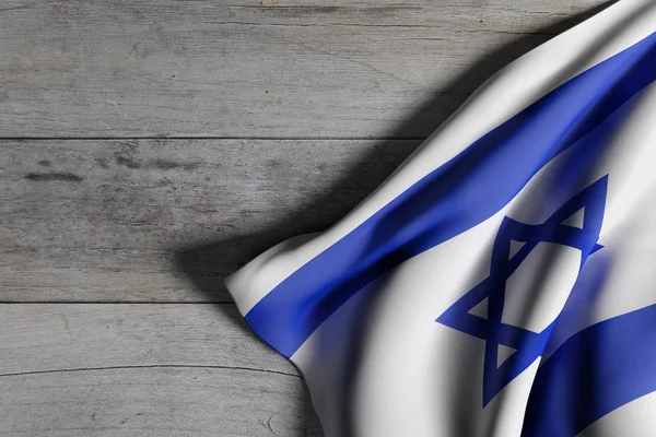 Vlaggen van Israël die wapperen — Stockfoto
