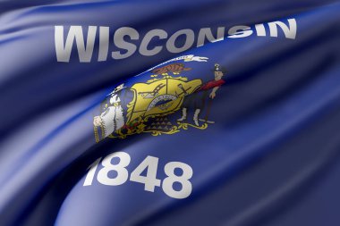 Wisconsin eyalet bayrağı