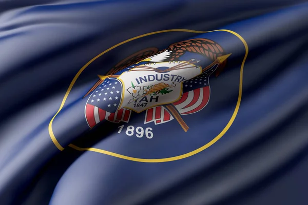 Utah State flag — Stock Photo, Image