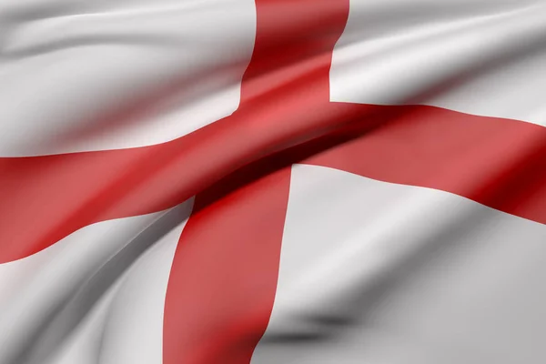 Bandera de Inglaterra ondeando —  Fotos de Stock