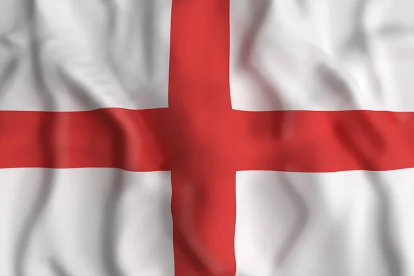 Engeland vlag zwaaien — Stockfoto