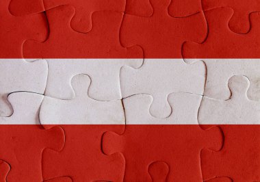 Avusturya bayrağı bulmaca