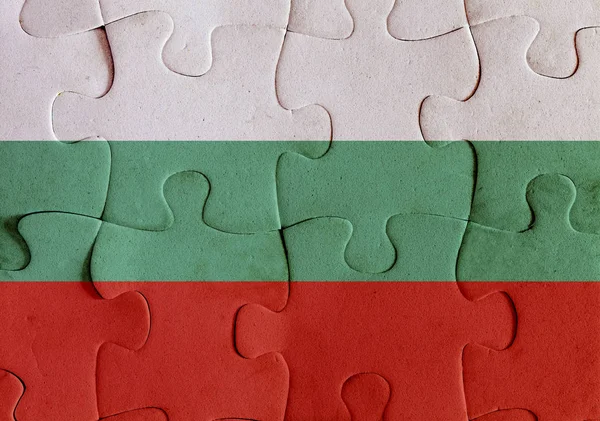 Bulgaria flag puzzle