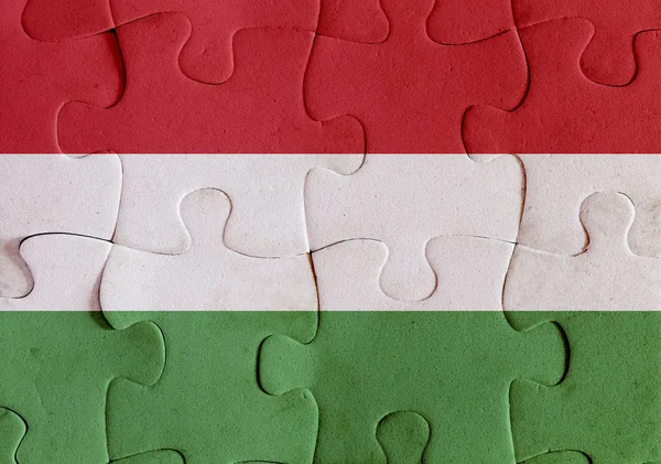 Hungary flag puzzle