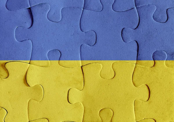 Ukraine flag puzzle