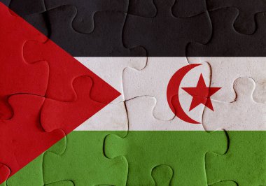 Sahra Arap Demokratik Cumhuriyeti bayrağı bulmaca