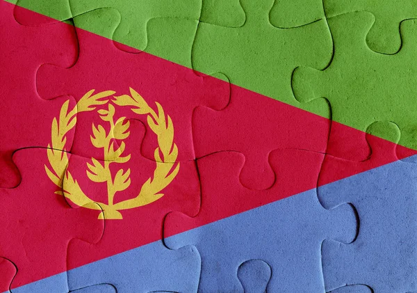 Eritrea flag puzzle