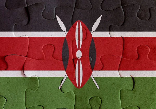 Kenya flag puzzle