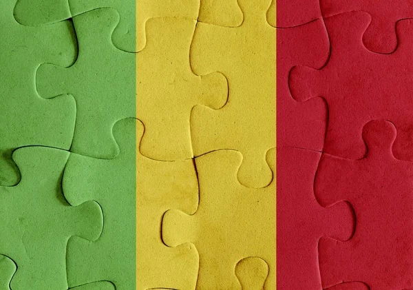 Mali zászló puzzle — Stock Fotó
