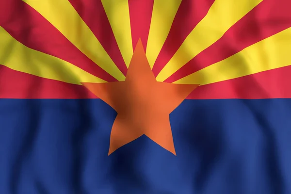 Arizona State flag — Stock Photo, Image