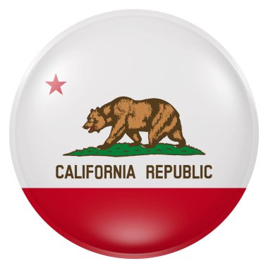 California eyalet bayrak düğmesini