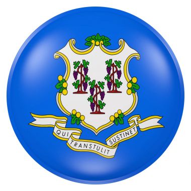 Connecticut devlet bayrak düğmesini