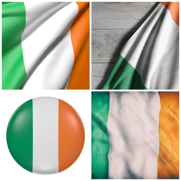 Irlanda composizione della bandiera — Foto Stock