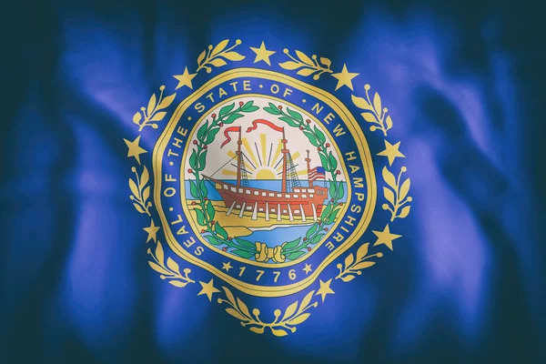 Bandera del Estado de New Hampshire — Foto de Stock