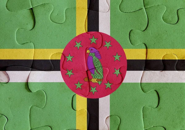 Dominica flag puzzle