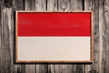 Ahşap Monako bayrağı