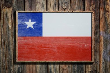 Ahşap Şili bayrağı