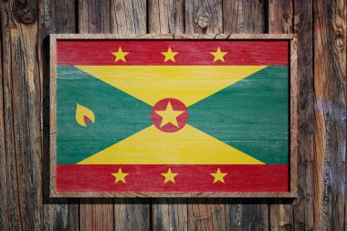 Ahşap Grenada bayrağı