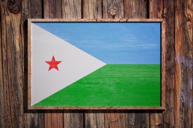 Ahşap Cibuti bayrağı