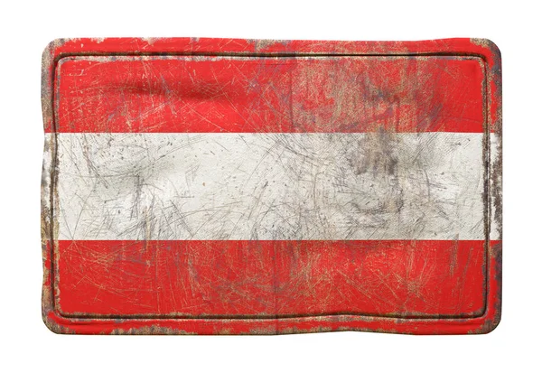Παλιά σημαία της Αυστρίας — Φωτογραφία Αρχείου
