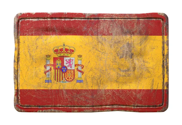 Vieja bandera de España —  Fotos de Stock