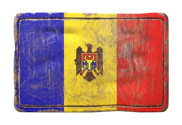 Старе прапор Молдови — стокове фото