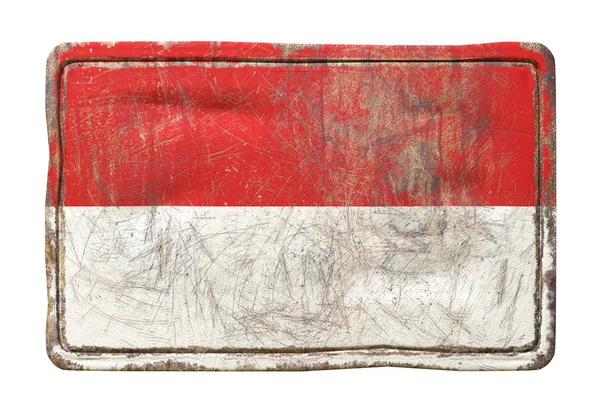 Παλιά σημαία του Μονακό — Φωτογραφία Αρχείου