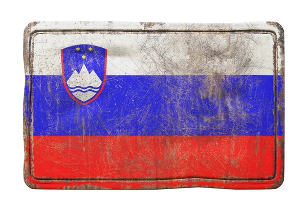Stará vlajka Slovinska — Stock fotografie
