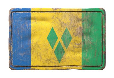 Eski Saint Vincent ve Grenadinler bayrak